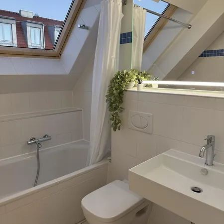 Апартаменты Zentrales Dachgeschoss-apartment Augustenstrasse